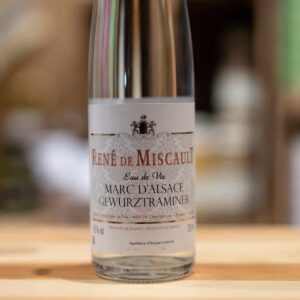 Eau de de vie Marc d’Alsace Gewurztraminer - René de Miscault