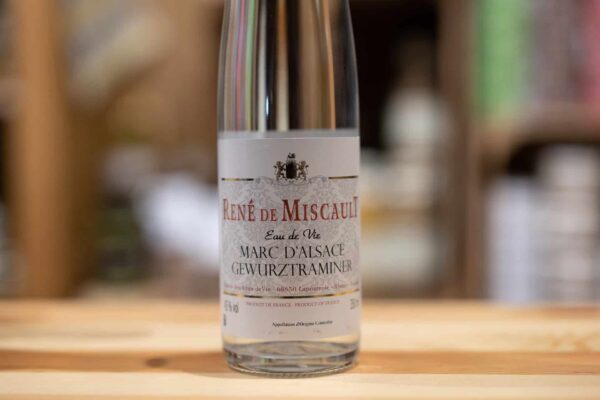 Eau de de vie Marc d’Alsace Gewurztraminer - René de Miscault