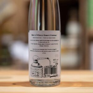 Eau de de vie Marc d’Alsace Gewurztraminer - René de Miscault