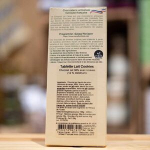 Tablette chocolat - Lait brisures de cookies