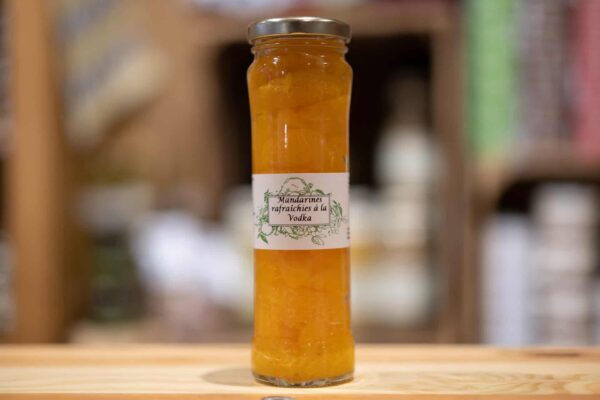 Mandarines rafraîchies à la Vodka