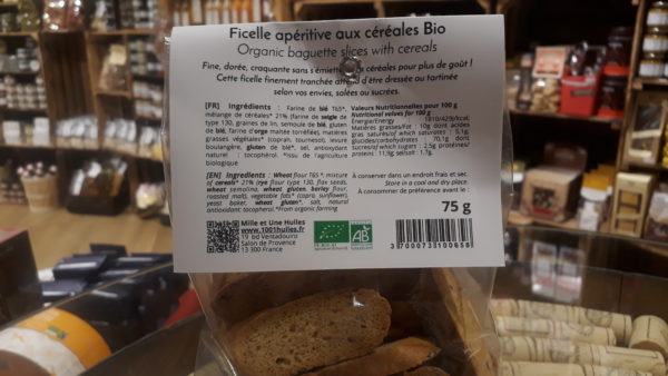 Ficelle apéritive aux céréales Bio – Image 2