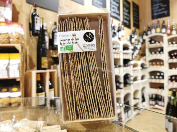 Crackers Bio aux graines de sésame et sel de mer