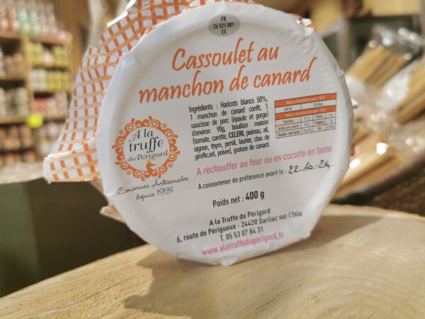 Cassoulet au manchon de canard