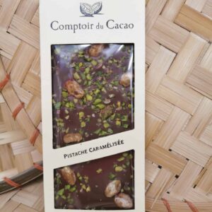Tablette pistache caramélisée
