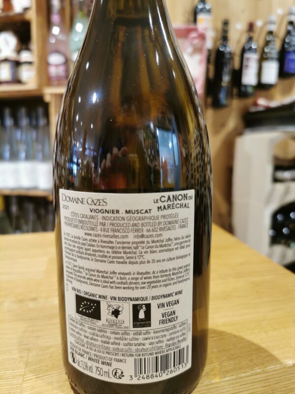 Domaine Cazes Le Canon du Maréchal (Joffre) blanc – Image 2