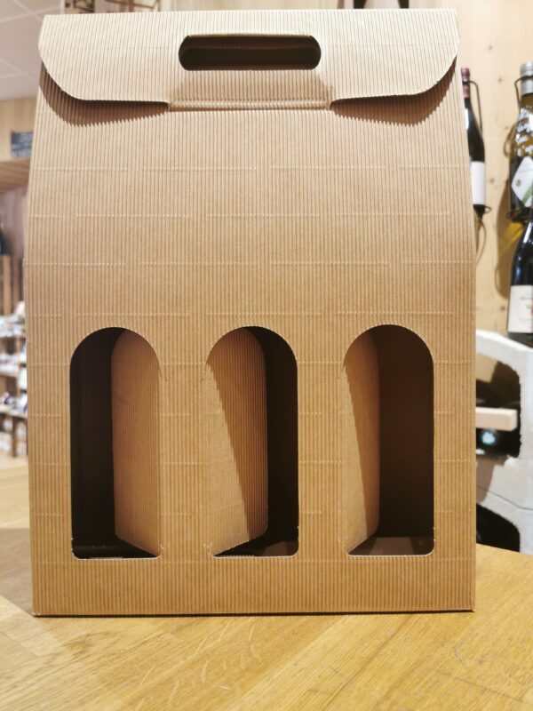 Coffret Kraft 3 bouteilles