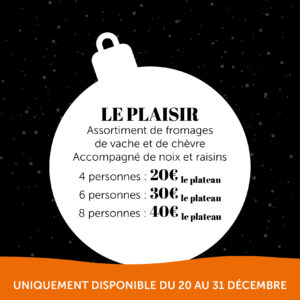 Plateaux de fromages - Le plaisir - 6 personnes