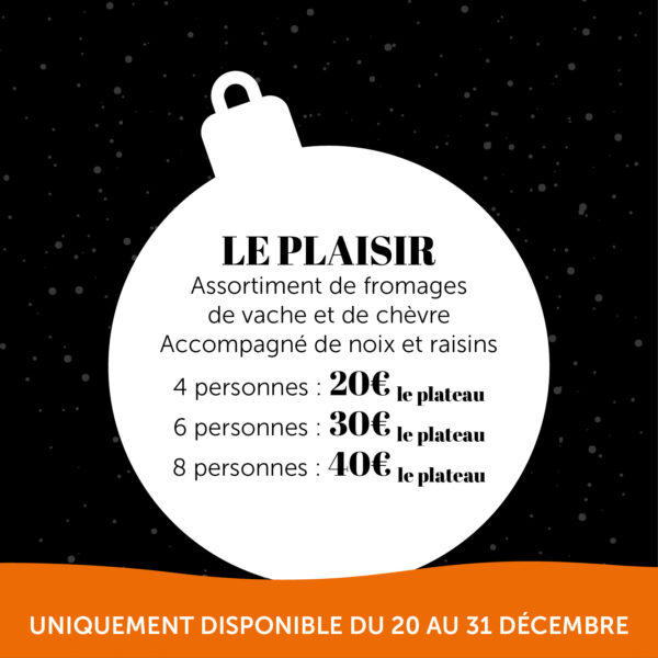 Plateaux de fromages - Le plaisir - 6 personnes
