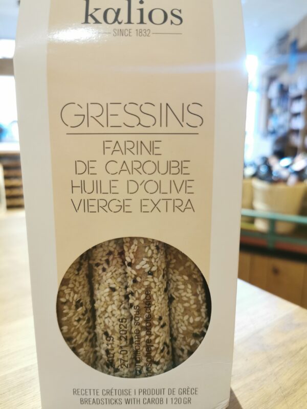 Gressins Farine de Caroube Kalios