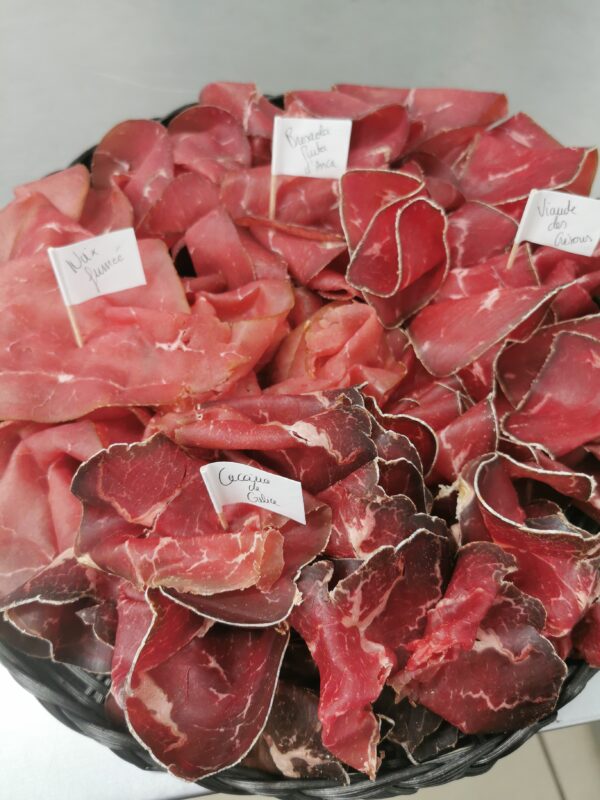 Plateau de charcuterie de boeuf - Tarif par personne