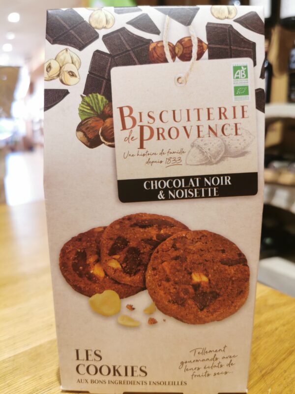 Les Cookies chocolat noir et noisette
