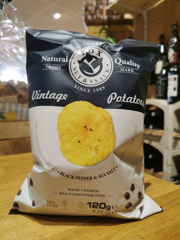 Chips aux Poivres Noirs et Sel Marin sans gluten