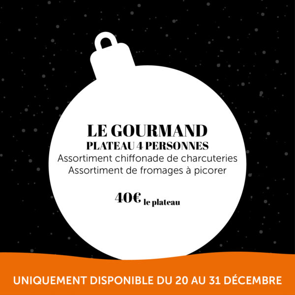 Le Gourmand - Plateau apéro dinatoire pour 4 personnes