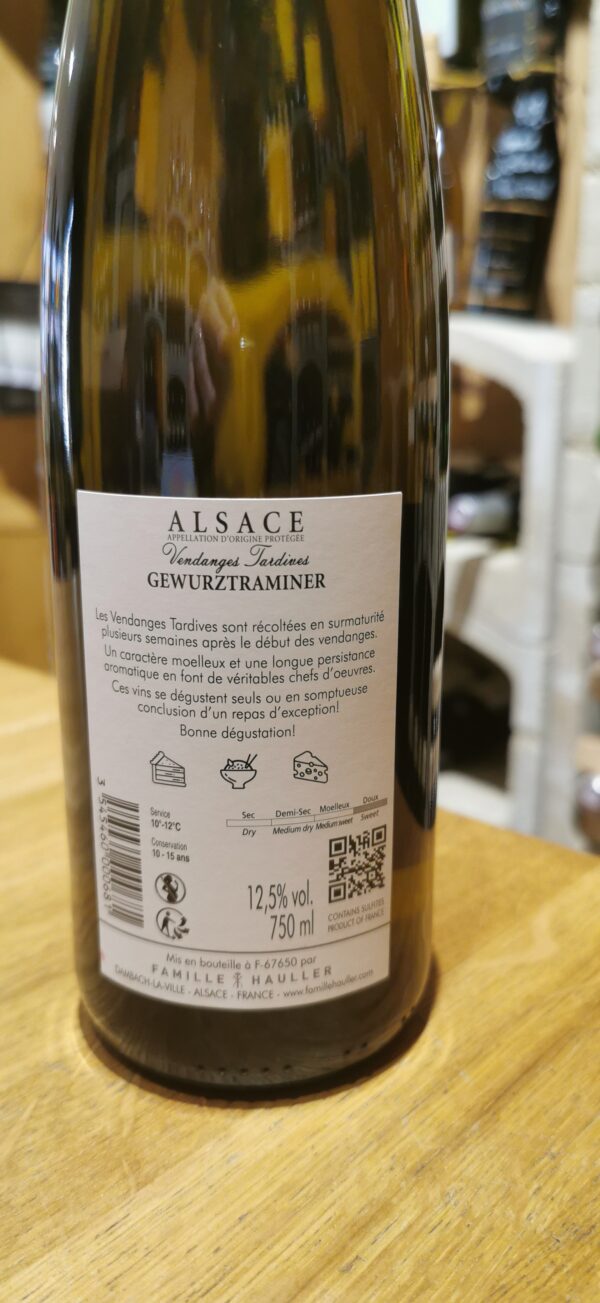 Gewurztraminer Vendanges Tardives Louis Hauller – Image 2