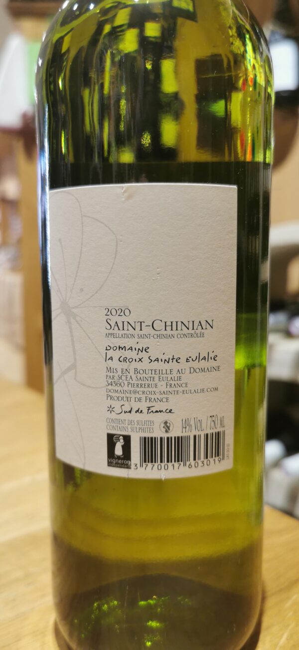 Appéllation Saint Chinian blanc Domaine Sainte Eulalie – Image 2