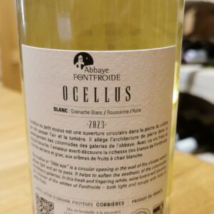 Ocellus Corbières blanc Abbaye de Fontfroide – Image 2
