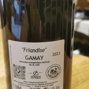 Friandise rouge IGP Val de Loire Domaine des Forges – Image 2