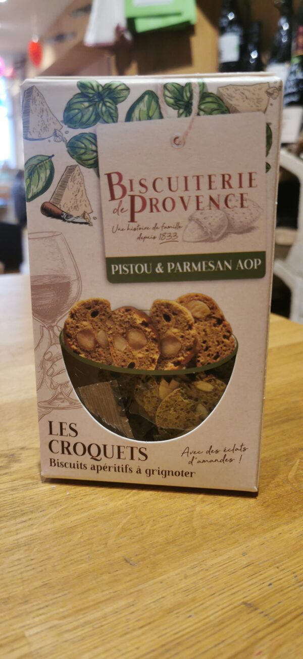 Croquets Pistou & Parmesan AOP Biscuiterie de Provence