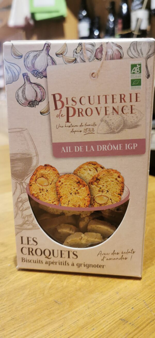Croquets Ail de la Drôme IGP Biscuiterie de Provence BIO
