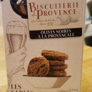 Sablés Olives Noires à la Provençale Biscuiterie de Provence BIO