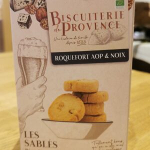 Sablés Roquefort AOP et Noix Biscuiterie de Provence BIO