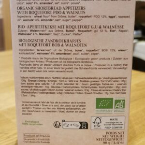 Sablés Roquefort AOP et Noix Biscuiterie de Provence BIO – Image 2