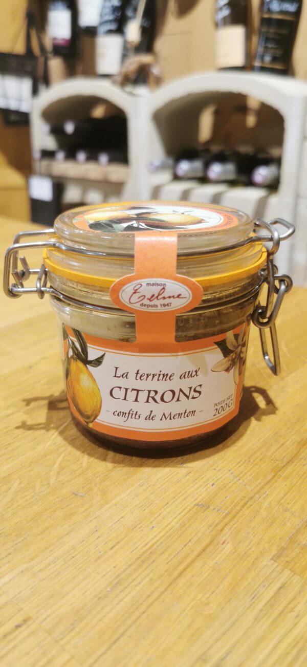 Terrine aux Citrons confits de Menton Maison Telme depuis 1947