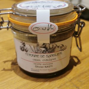 Terrine de Sanglier cèpes châtaignes, Olivier Nasti