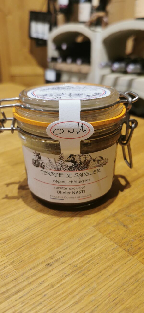 Terrine de Sanglier cèpes châtaignes, Olivier Nasti