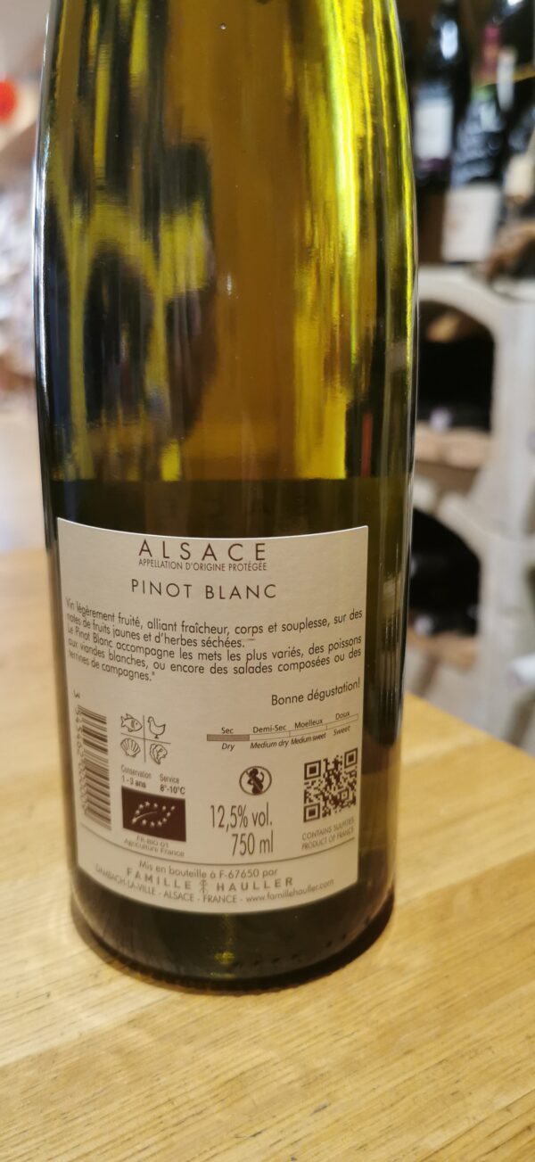 Pinot blanc Famille Hauller BIO – Image 2