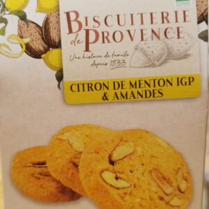Les Cookies citron de Menton AOP et amandes Biscuiterie de Provence BIO