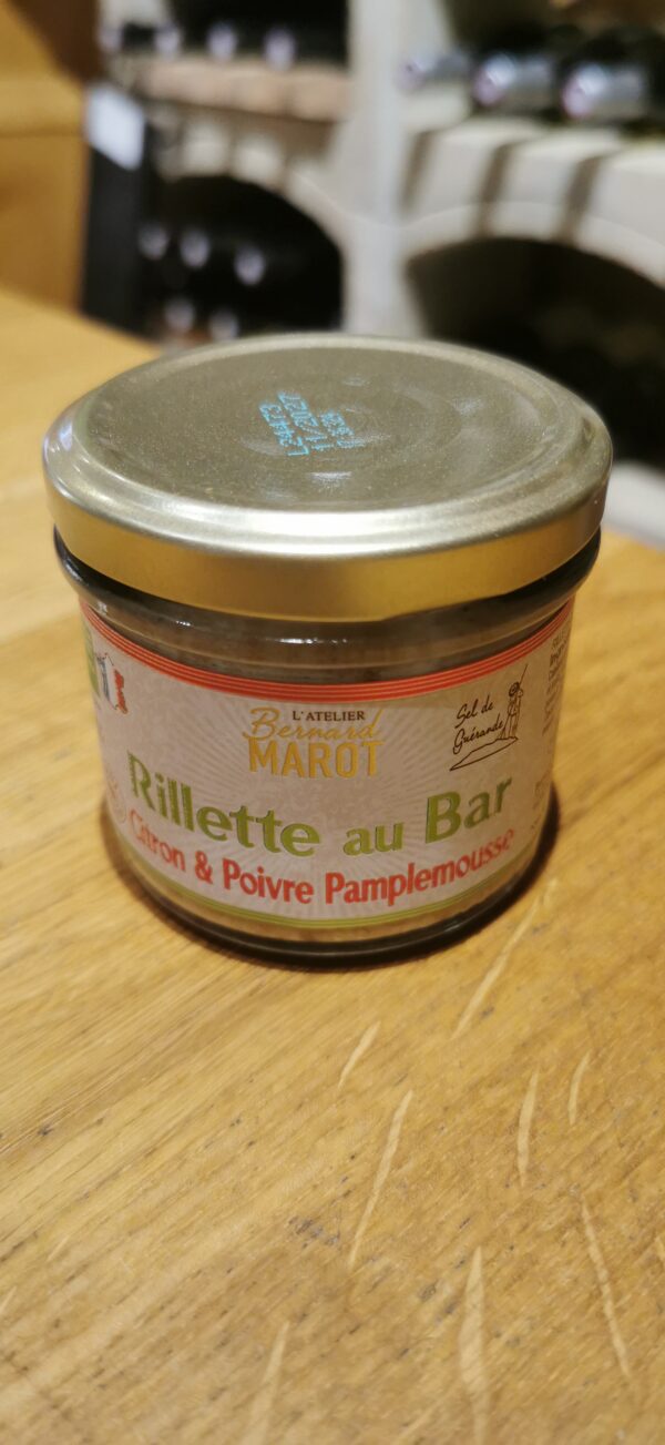 Rillette au Bar citron et pamplemousse