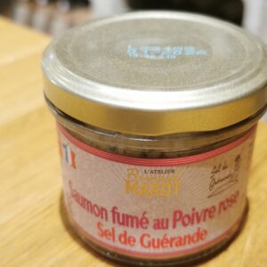 Saumon fumé au poivre rose