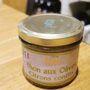 Thon aux olives et citrons confits