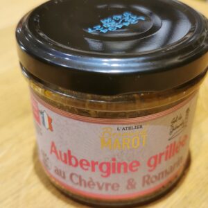 Aubergine grillée au Chèvre et Romarin