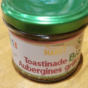 Toastinade Aubergines grillées BIO