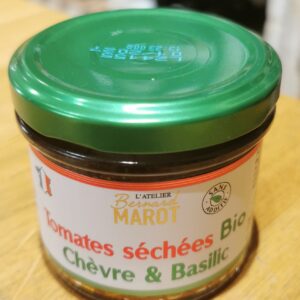 Tomates séchées, Chèvre et Basilic BIO