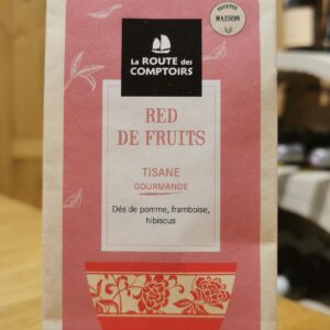 Tisane Gourmande - Dés de Pomme, Framboise, Hibiscus BIO