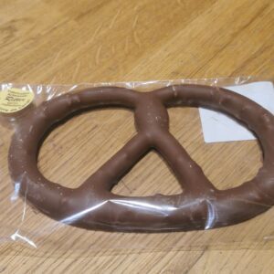 Bretzel enrobé chocolat lait