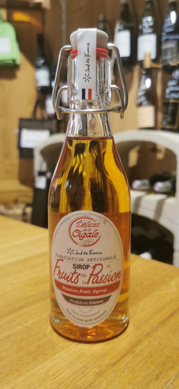 Sirop fruits de la passion