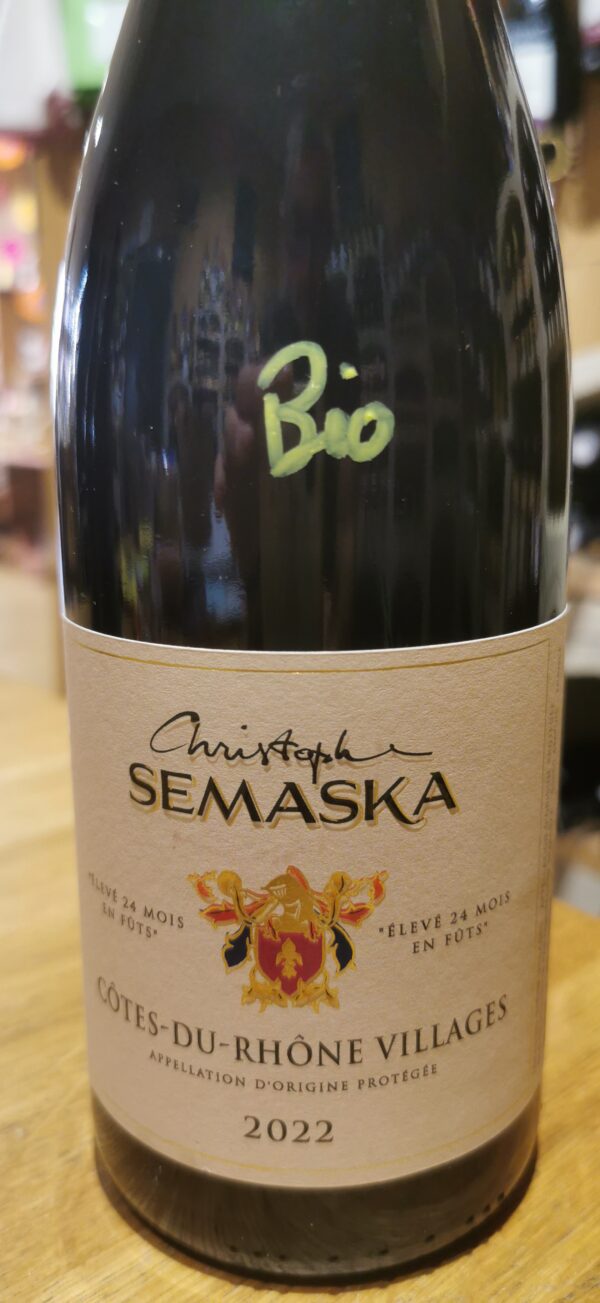 Cote du Rhône BIO 2022 Christophe Semaska