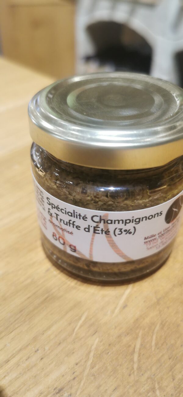 Spécialité Champignons et Truffes d'Eté 3%