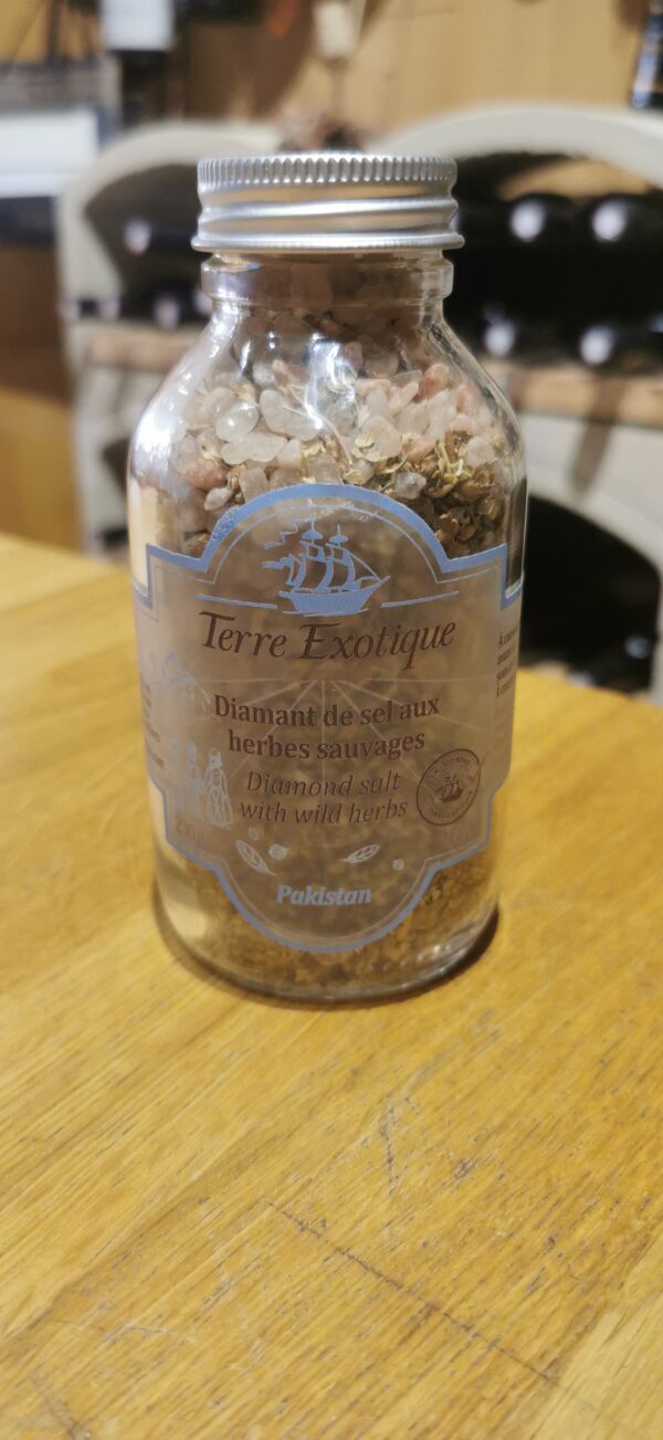 Diamant de sel aux Herbes Sauvages - Cristaux pour moulin