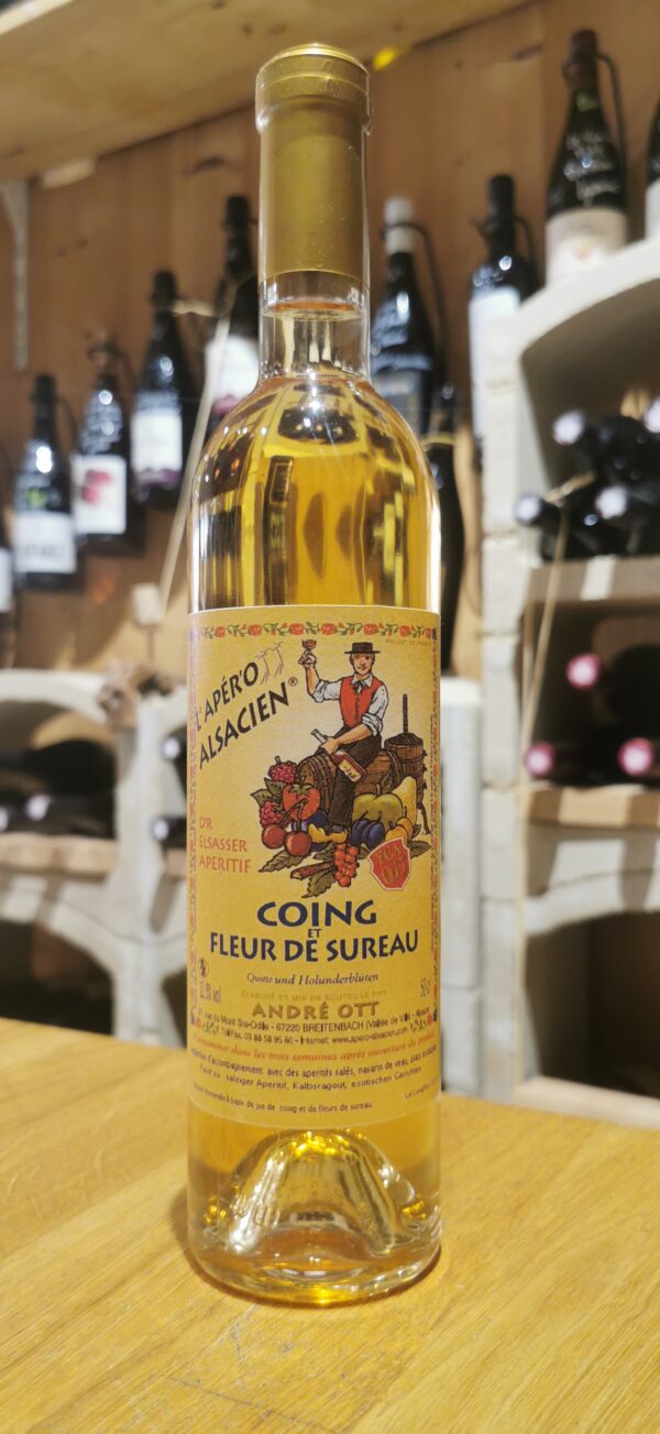 Apéritif Coing et Fleur de Sureau